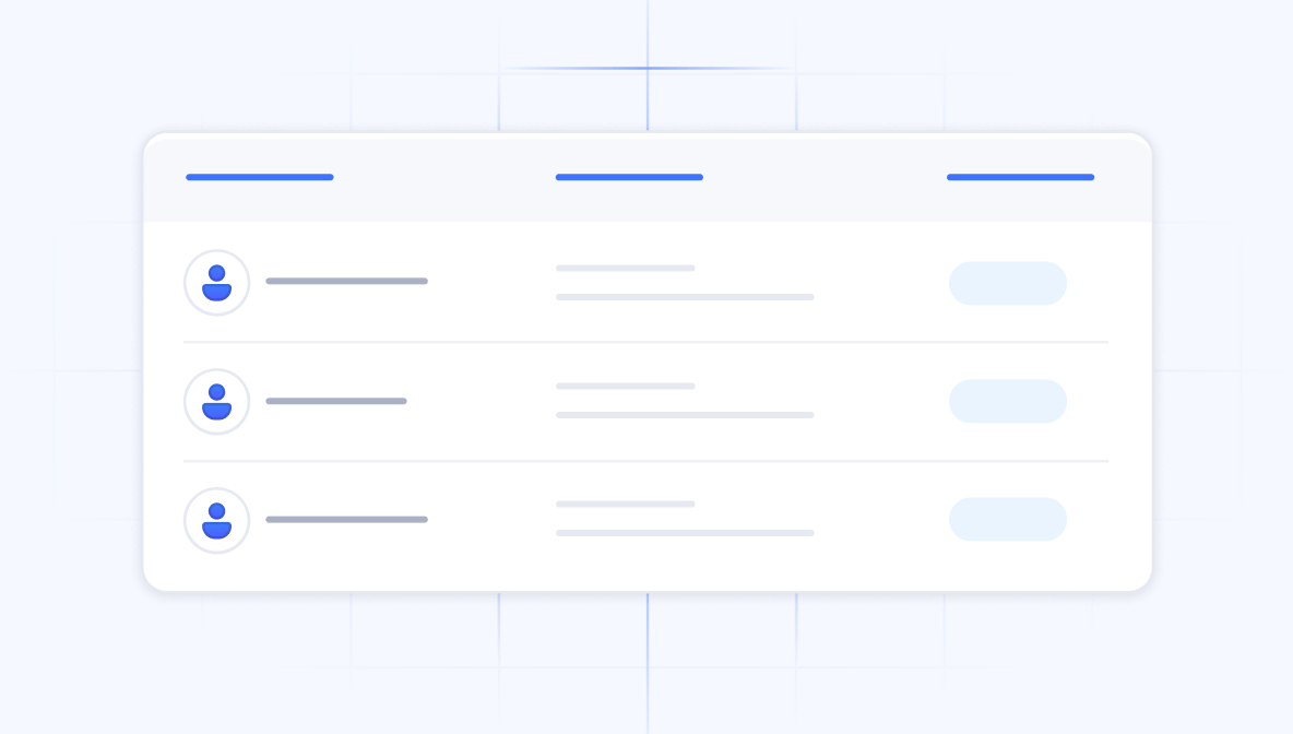 Dashflow X - Users Table Component - Dashboard Webflow Template